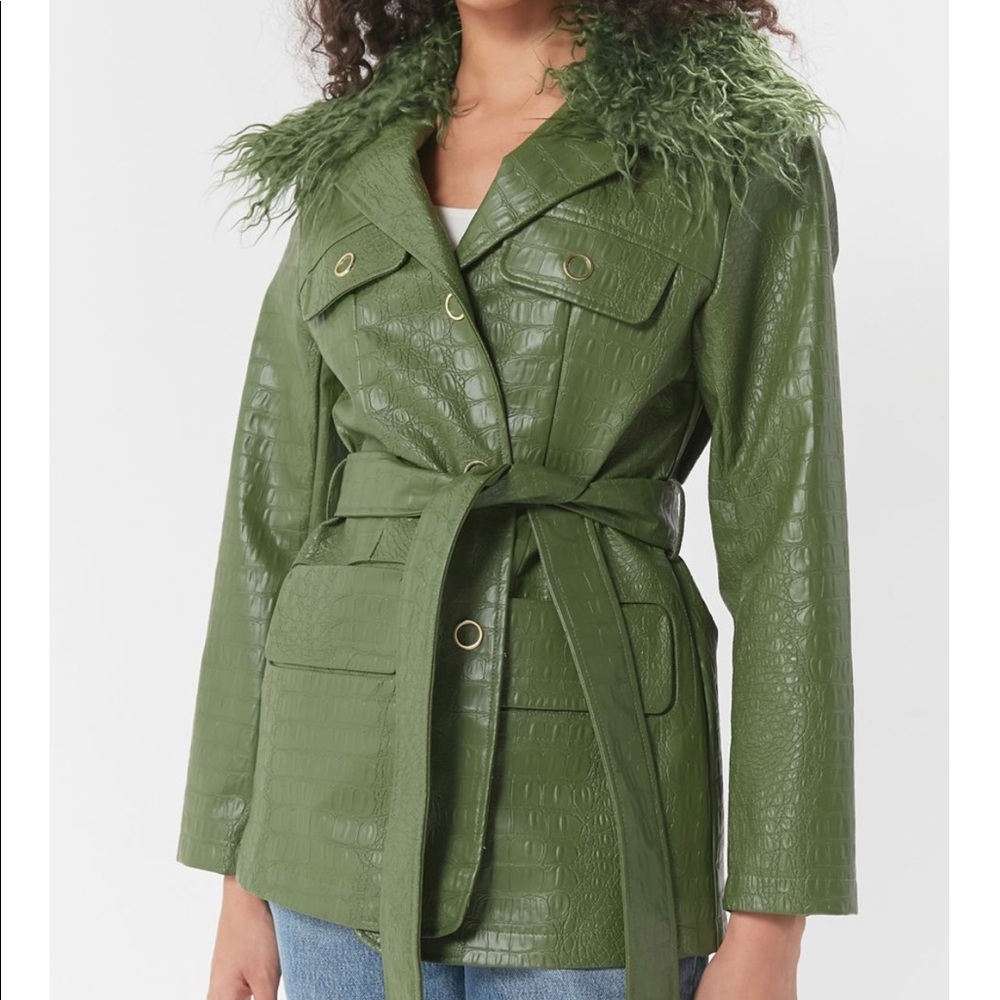 House of Sunny Waiter Faux Leather Jacket